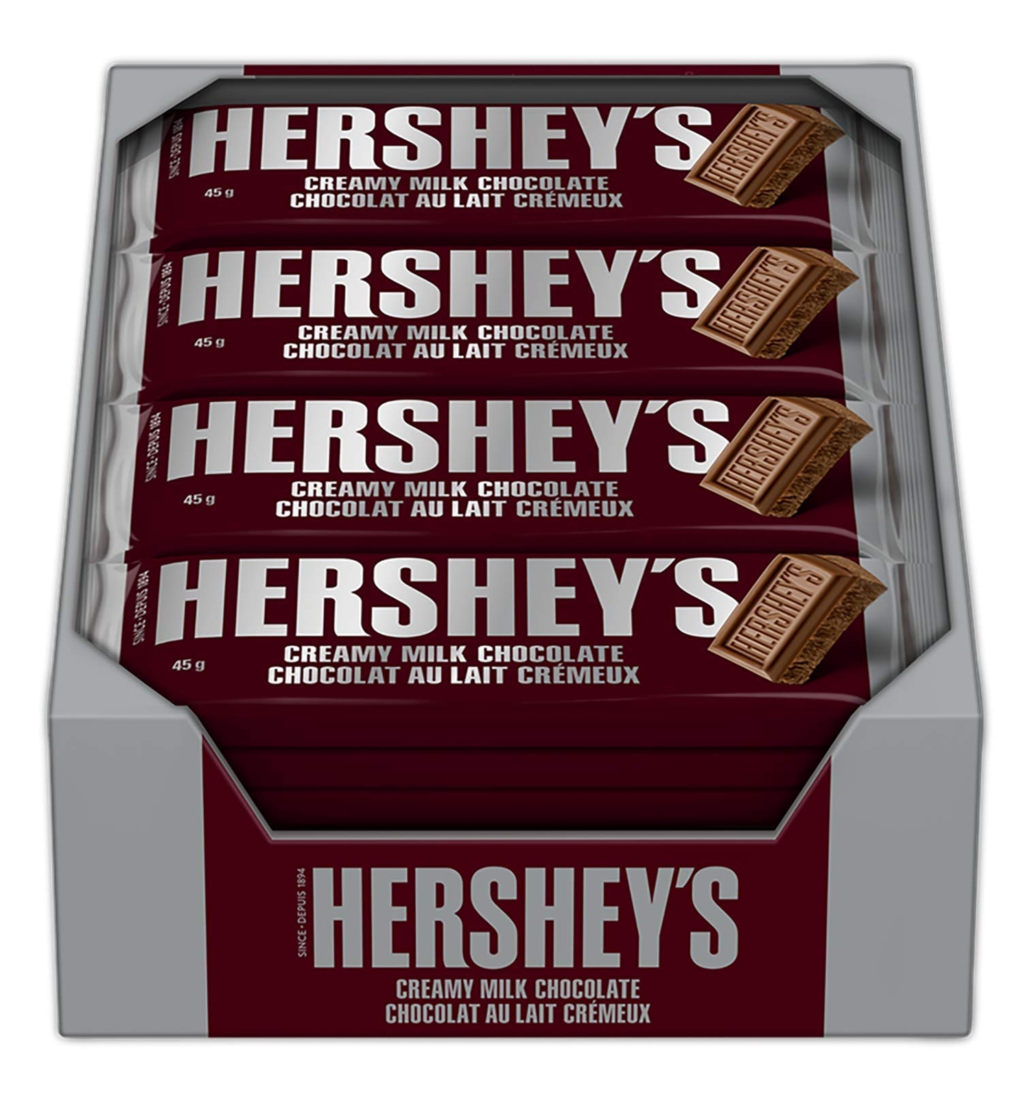 HERSHEY\'S Chocolate Candy Bars, 36 Count, 1.72 kilograms HERSHEY\'S Chocolate Candy Bars, 36 Count, 1.72 kilograms