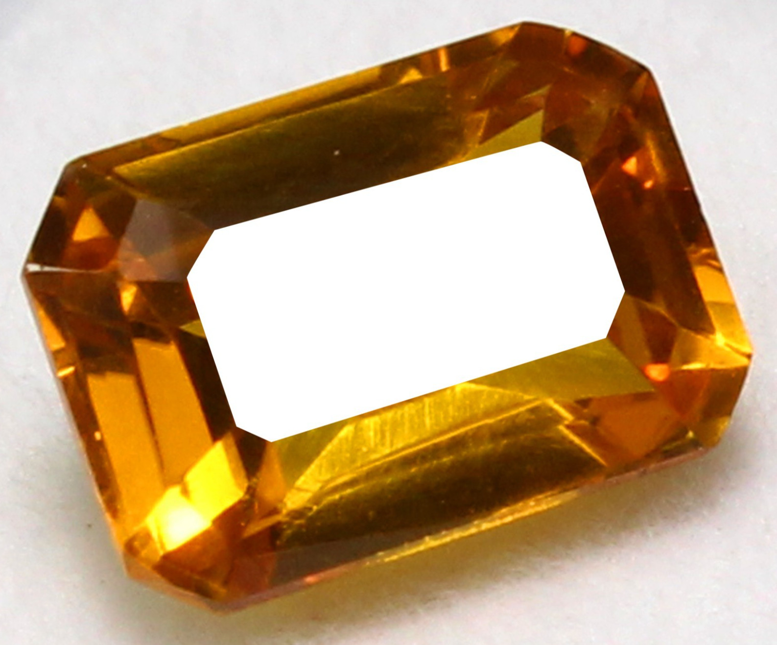 Natural 5.05 Ct Ceylon Champagne Sapphire Certified 11x8 MM Emerald Loose Gems