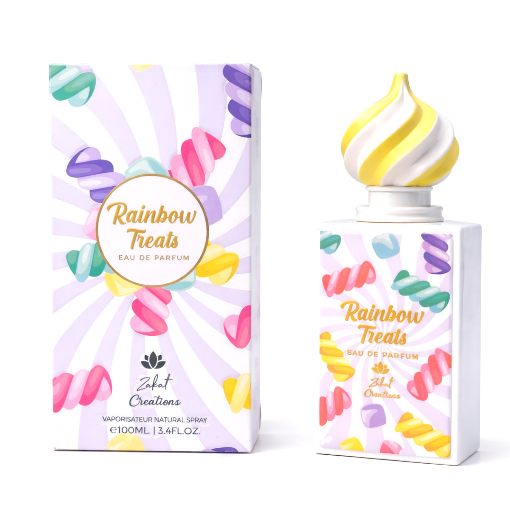 NIB Rainbow Treats EDP Spray for Women 100 ML/3.4 OZ by Zakat Creations UAE 🔥