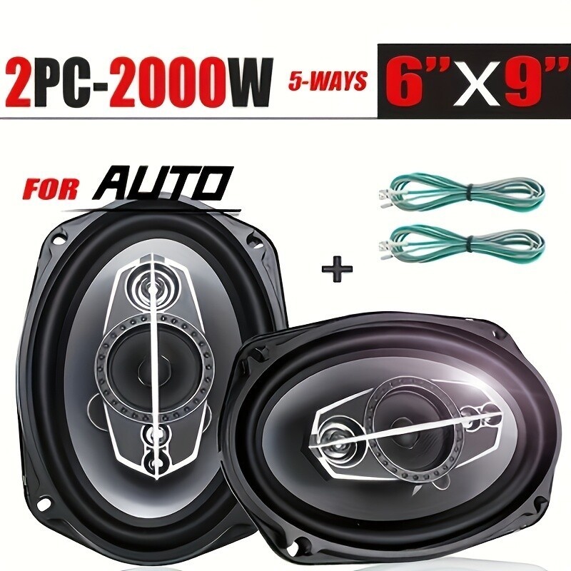 6x9\'High-Fidelity Coaxial Car Speaker2000W Full Range Upgrade Car\'s Audio System