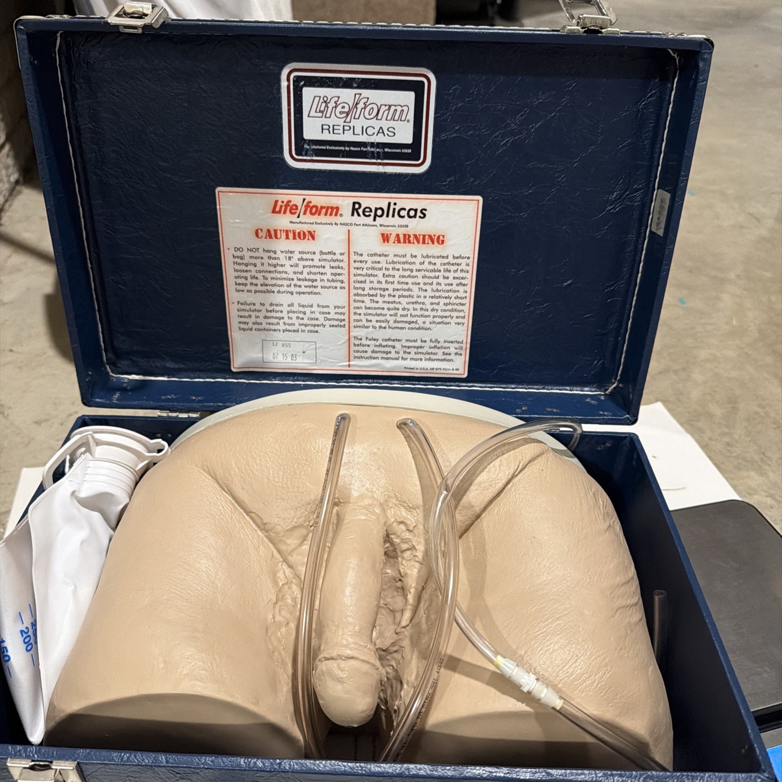 NASCO Life form Male Catheterization Simulator Training LF855 NASCO Life form Male Catheterization Simulator Training LF855