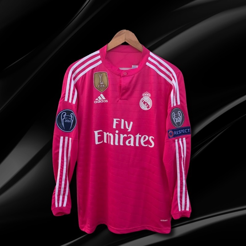 NWT Cristiano Ronaldo 7 Real Madrid 14-2015 Champions League Long Sleeve Jersey