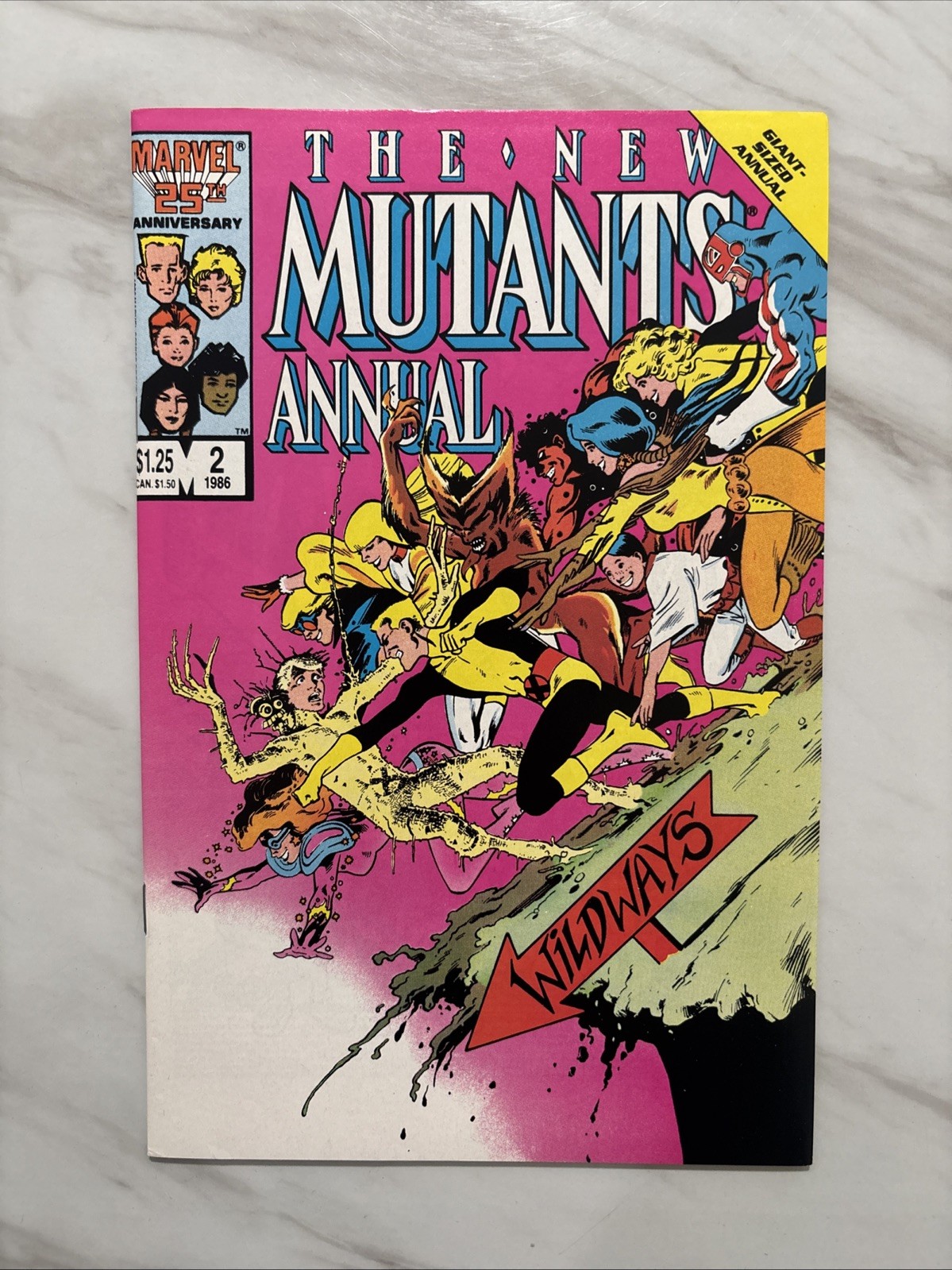 New Mutants Annual #2 1986 VF/NM Nice 1st Appearance Psylocke Betsy Braddock 🔑
