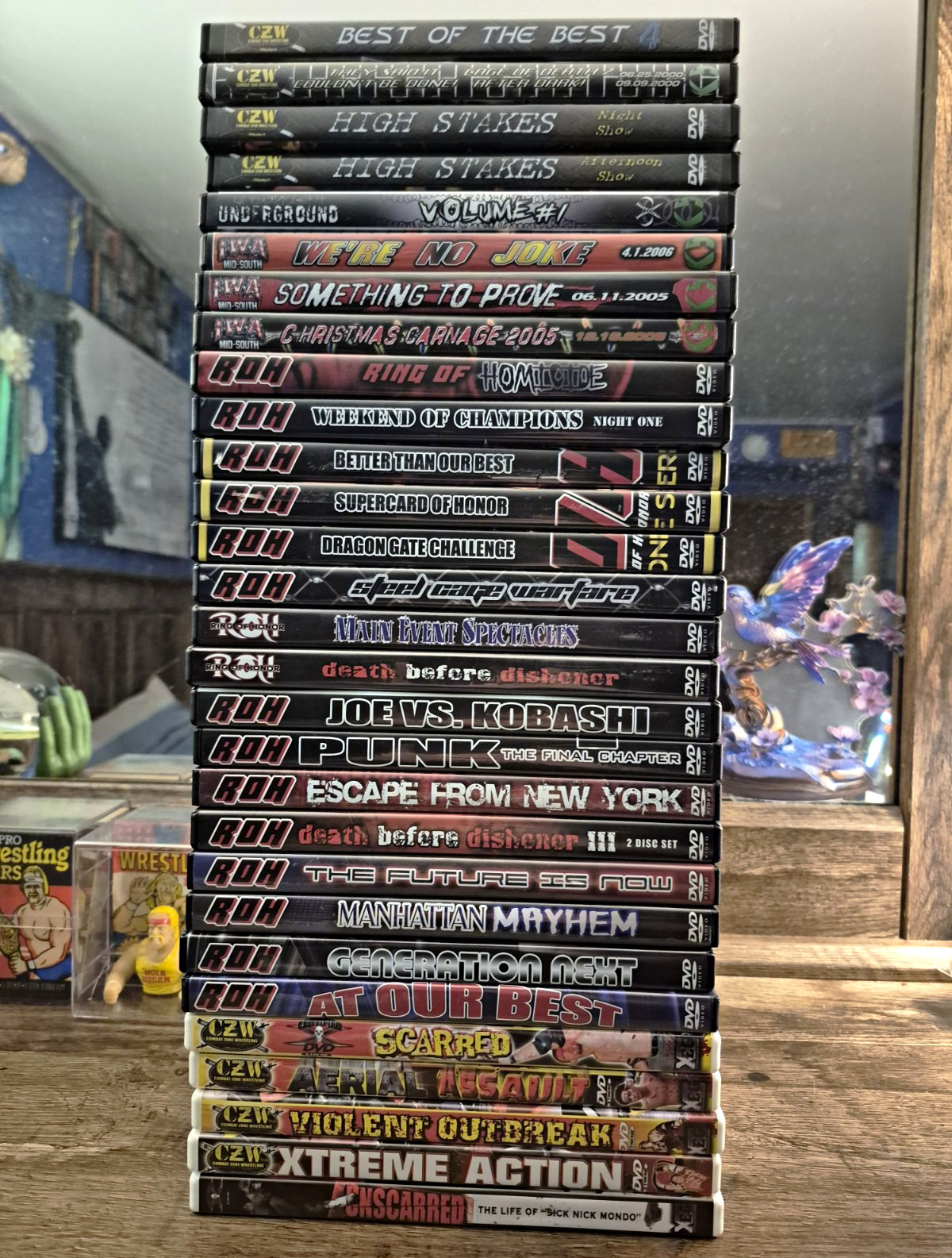 29 DVD Wrestling Lot CZW, ROH, IWA-MS + Comercial Releases 2003-2006. WWE, AEW 29 DVD Wrestling Lot CZW, ROH, IWA-MS + Comercial Releases 2003-2006. WWE, AEW