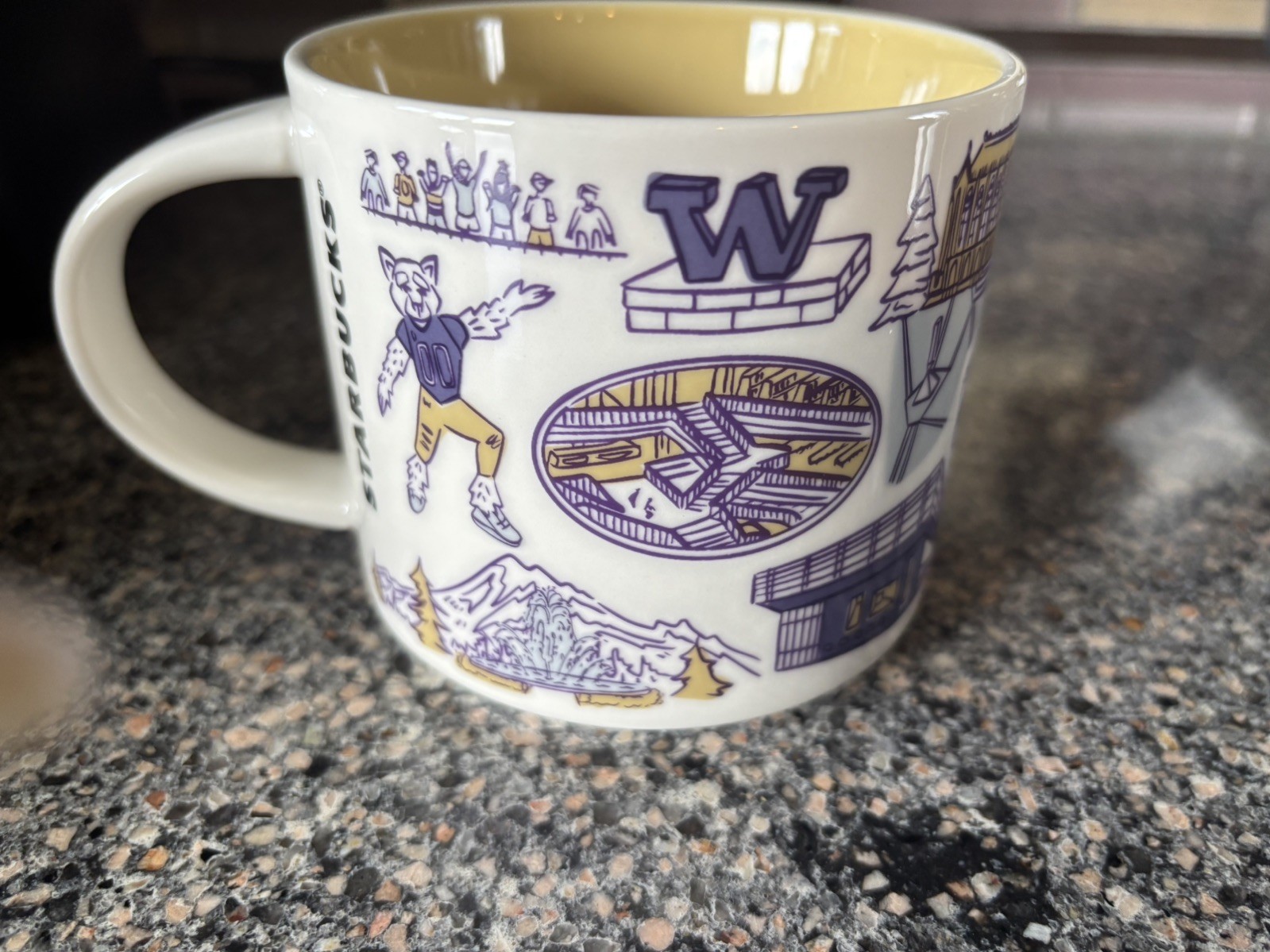 Starbucks Mug University of Washington Been There Campus Collection 14oz New Starbucks Mug University of Washington Been There Campus Collection 14oz New