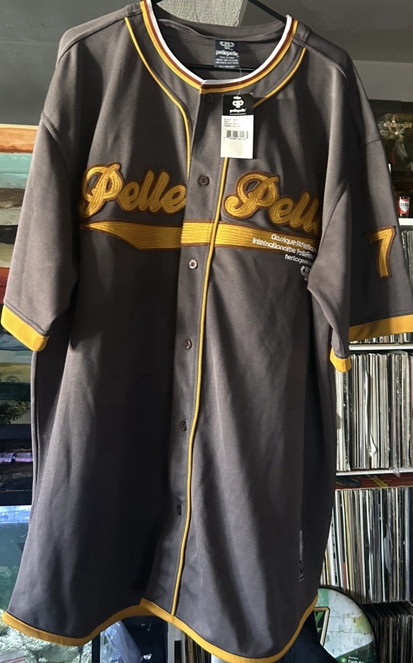 Vintage Pelle Pelle Baseball Jersey - Brown - #78 Men’s Size XXL - New With Tags