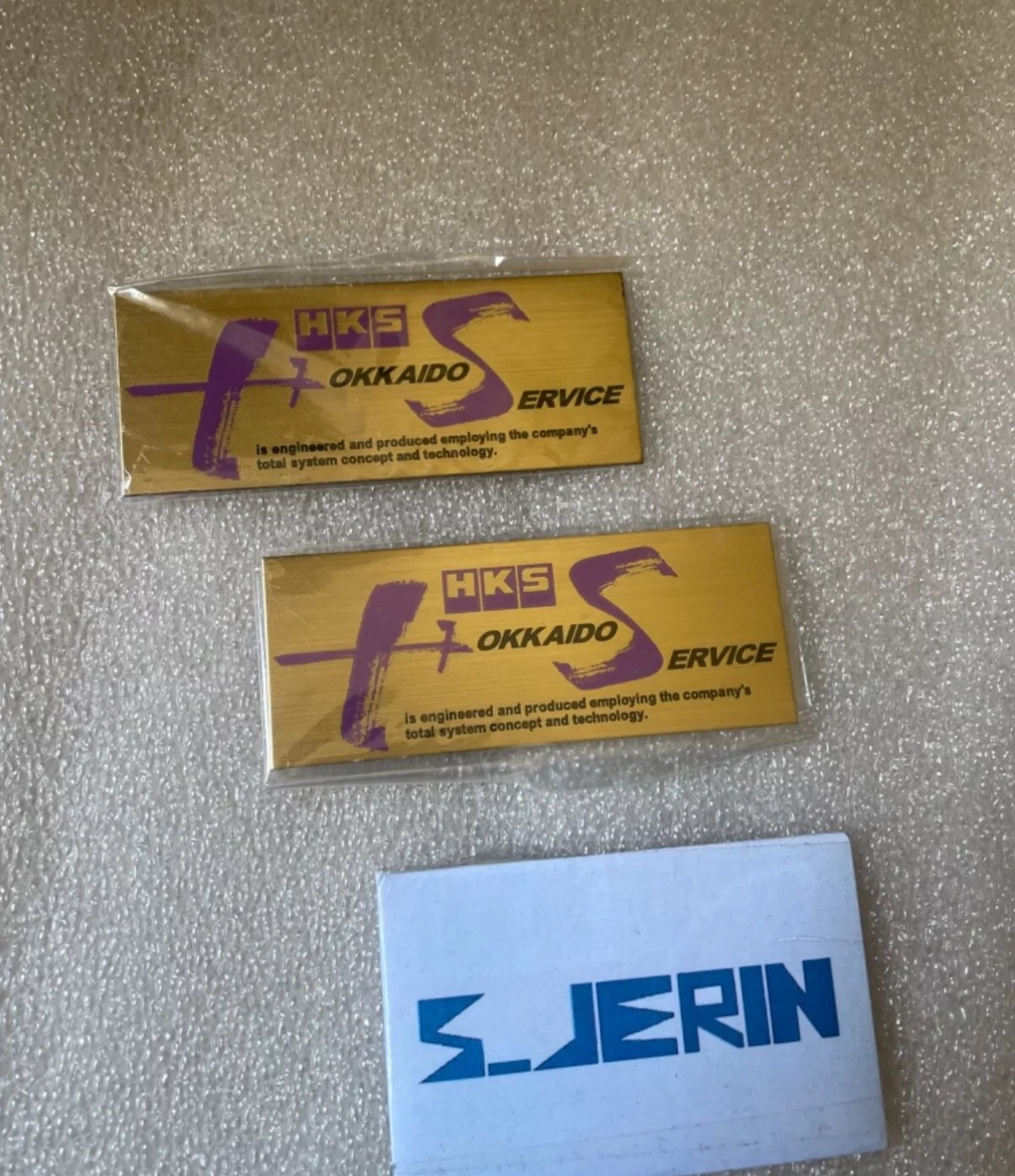 HKS Hokkaido Gold Metal emblem Badge Rare Tokyo For Nismo Greddy ARC GTR Supra HKS Hokkaido Gold Metal emblem Badge Rare Tokyo For Nismo Greddy ARC GTR Supra