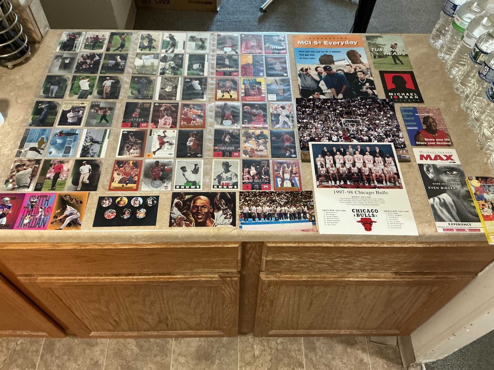 MICHAEL JORDAN AND TIGER WOODS : ALL DIFFERENT SHARP ODDBALL + LOT : READ