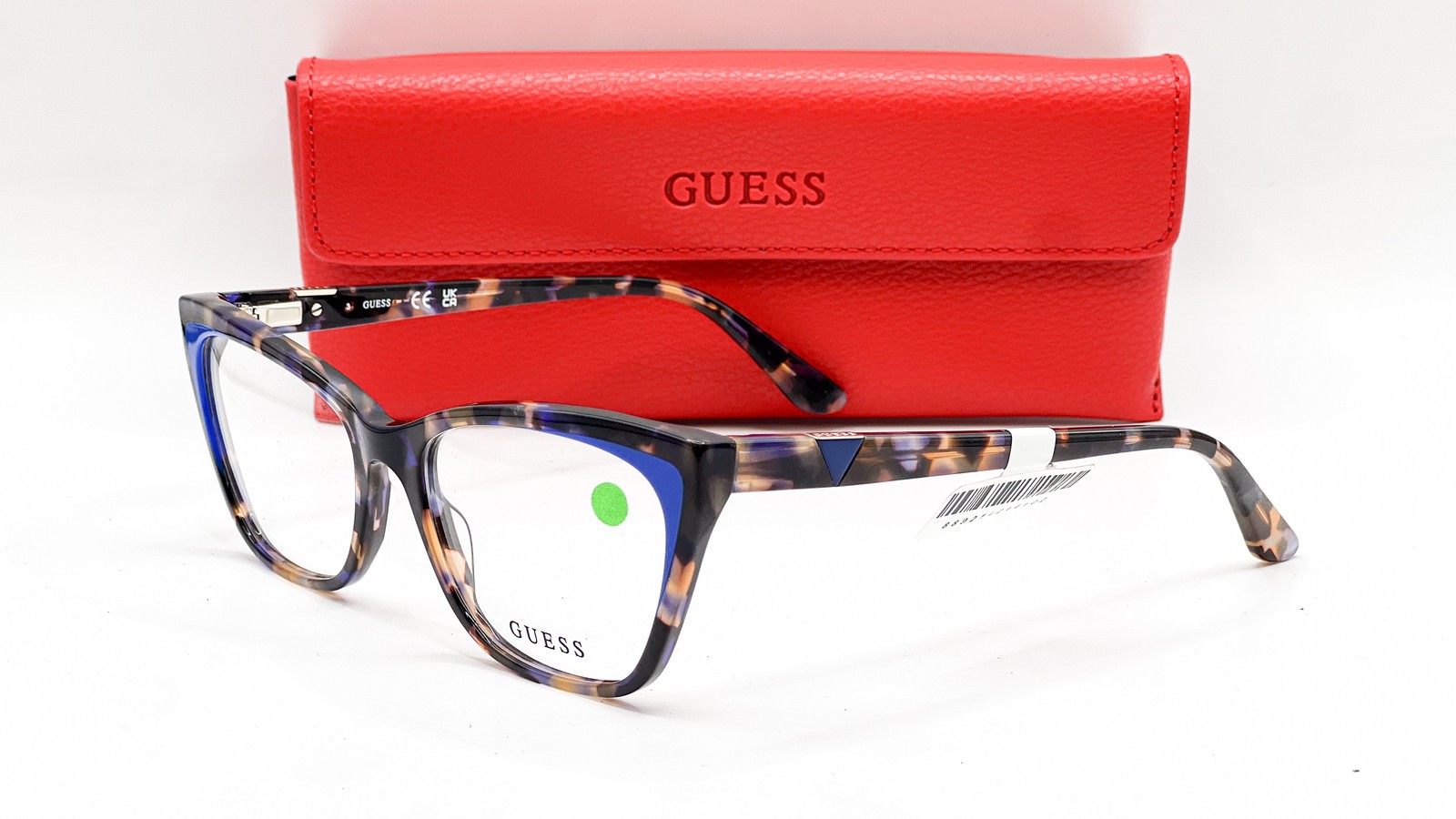 NEW GUESS GU2811 056 PURPLE HAVANA AUTHENTIC EYEGLASSES W CASE 54-17