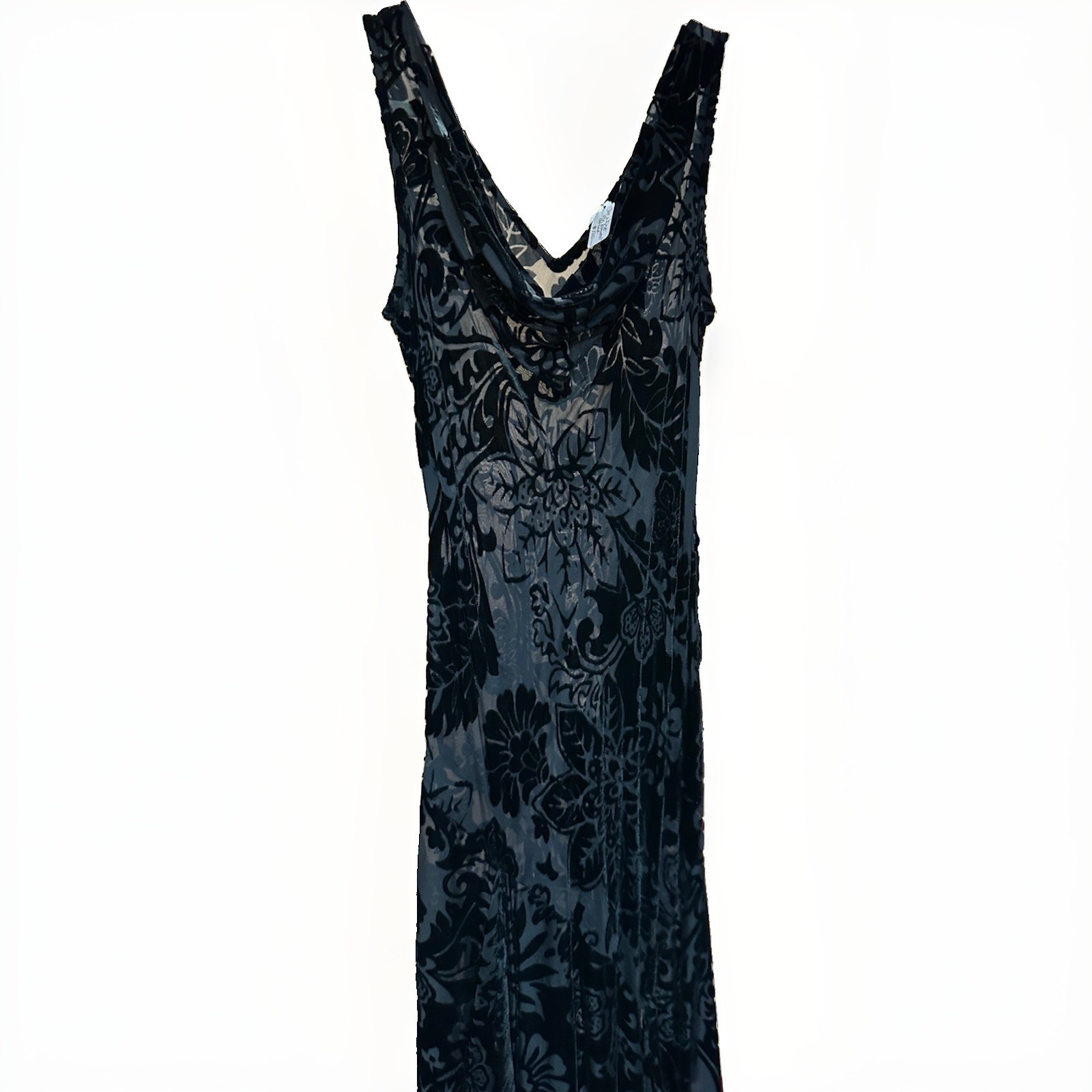 Vintage Sue Wong Y2k gothic Maxi Dress Great Condition Fast Shipping