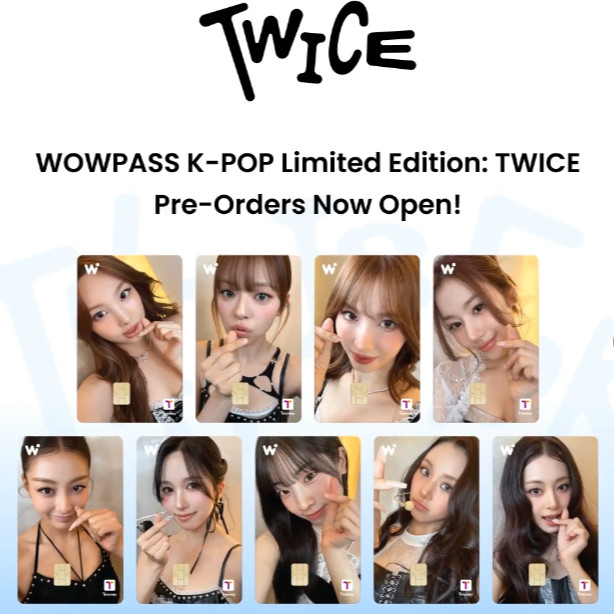 [PreSale] TWICE WOWPASS TMoney Card TWICE THIS IS FOR WORLD TOUR FINALE in SEOUL