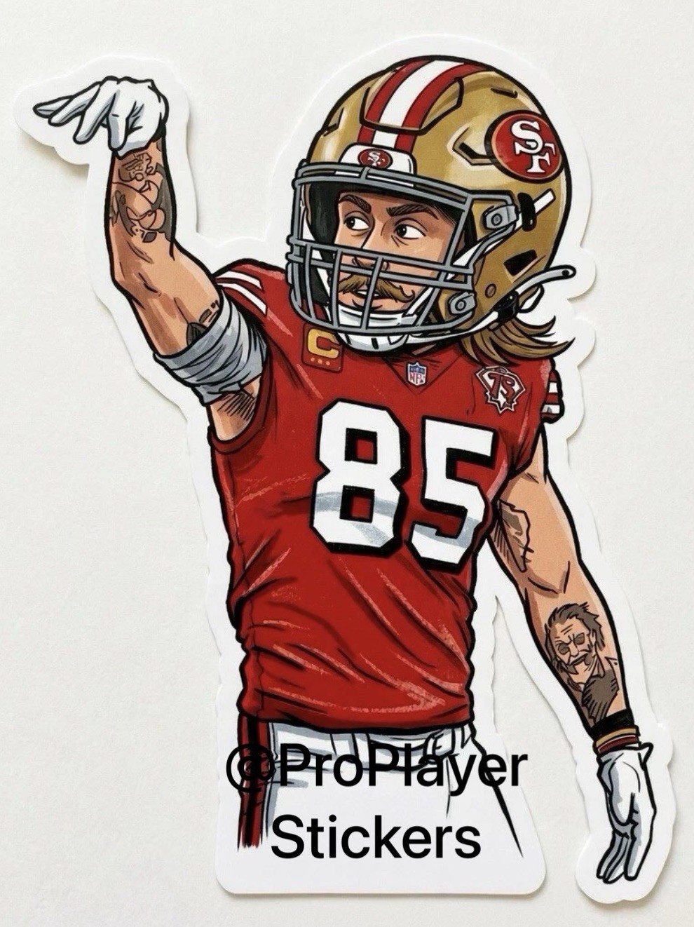 🏈 49ers “George Kittle” Sticker 🏈
