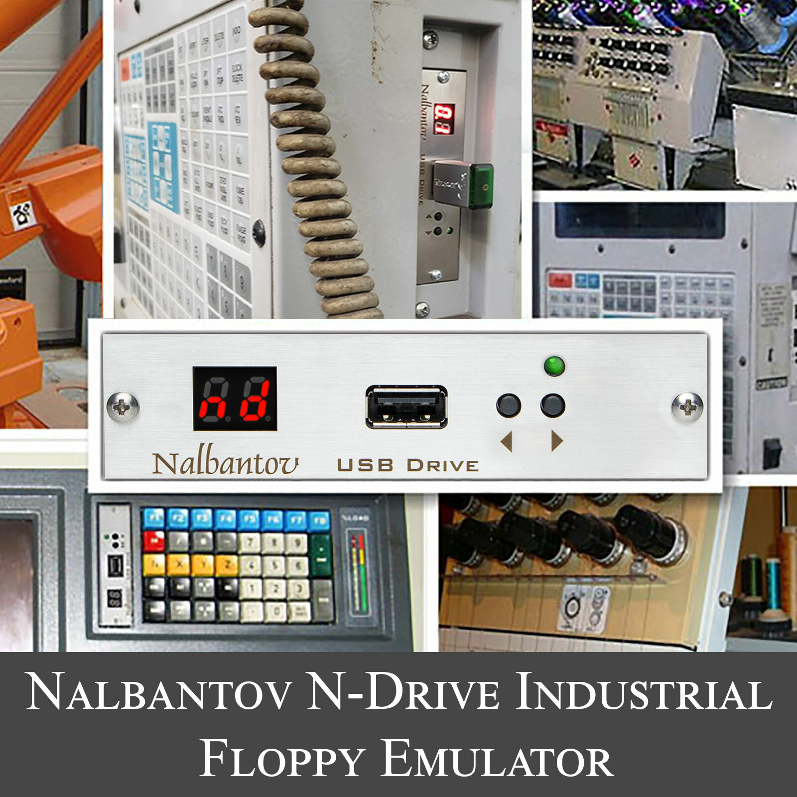 Nalbantov USB Emulator N-Drive Industrial for Bridgeport Torq Cut 22 with DX32