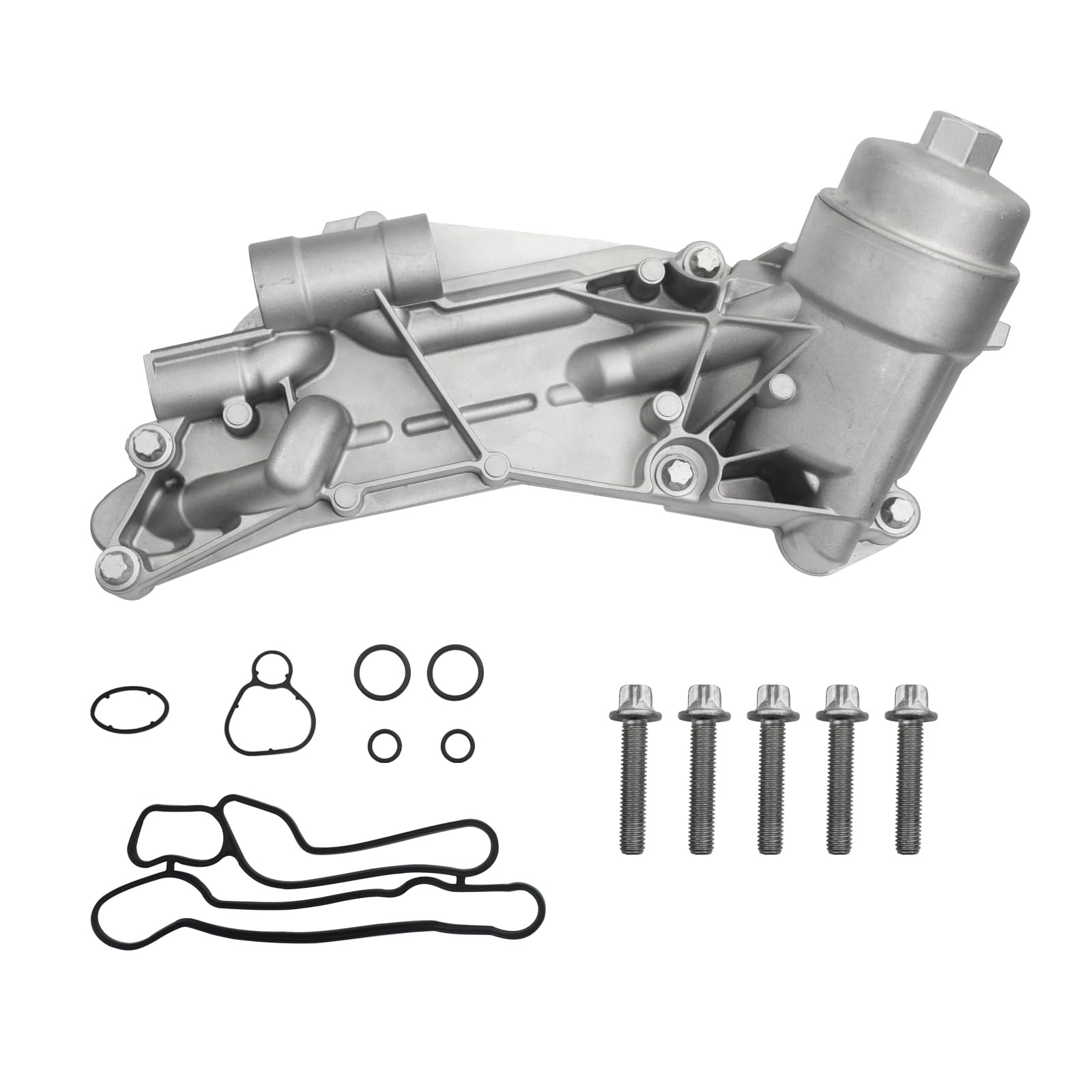 FBXINTUM Upgrade aluminium Oil FILTER HOUSING With Engine Cooler and... 