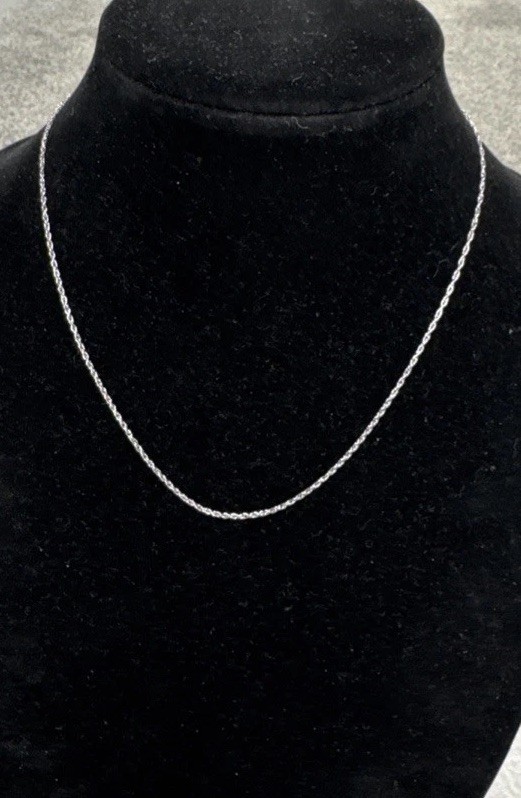 Vintage ACO Signed Sterling Silver 16” Chain