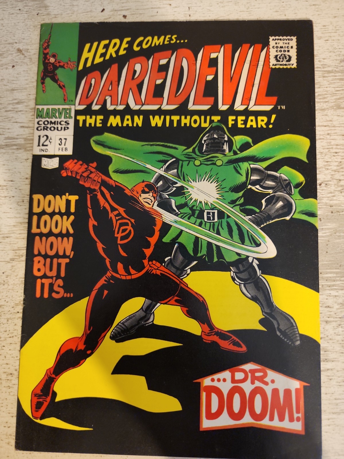 Daredevil #37 (Marvel Comics February 1968) VF-