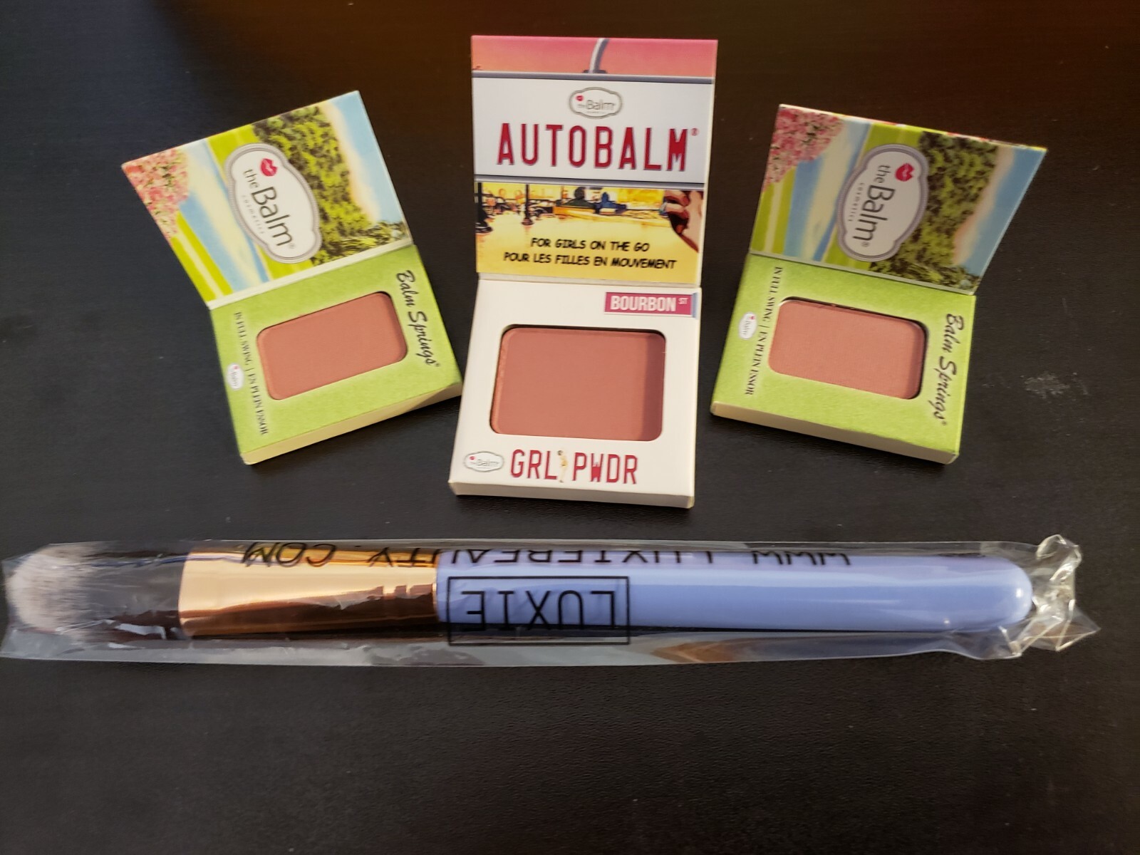 theBalm 2 Balm Springs In Full Swing~ 1 Autobalm in Bourbon (3 Blush) w/Brush theBalm 2 Balm Springs In Full Swing~ 1 Autobalm in Bourbon (3 Blush) w/Brush