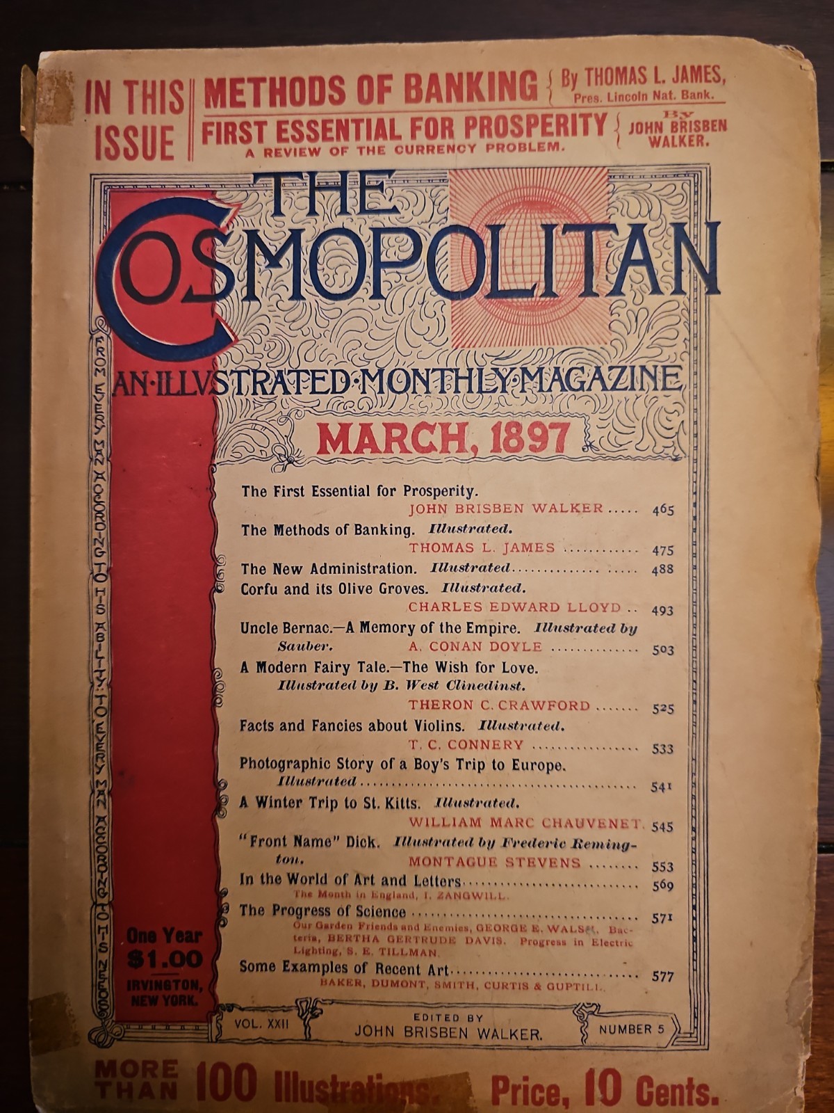 1897 The Cosmopolitan Magazine Arthur Conan Doyle A Memory of an Empire  March