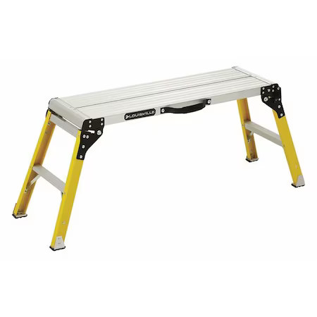 Louisville L-3042-03 21 In. Fiberglass Fold-Up Work Platform