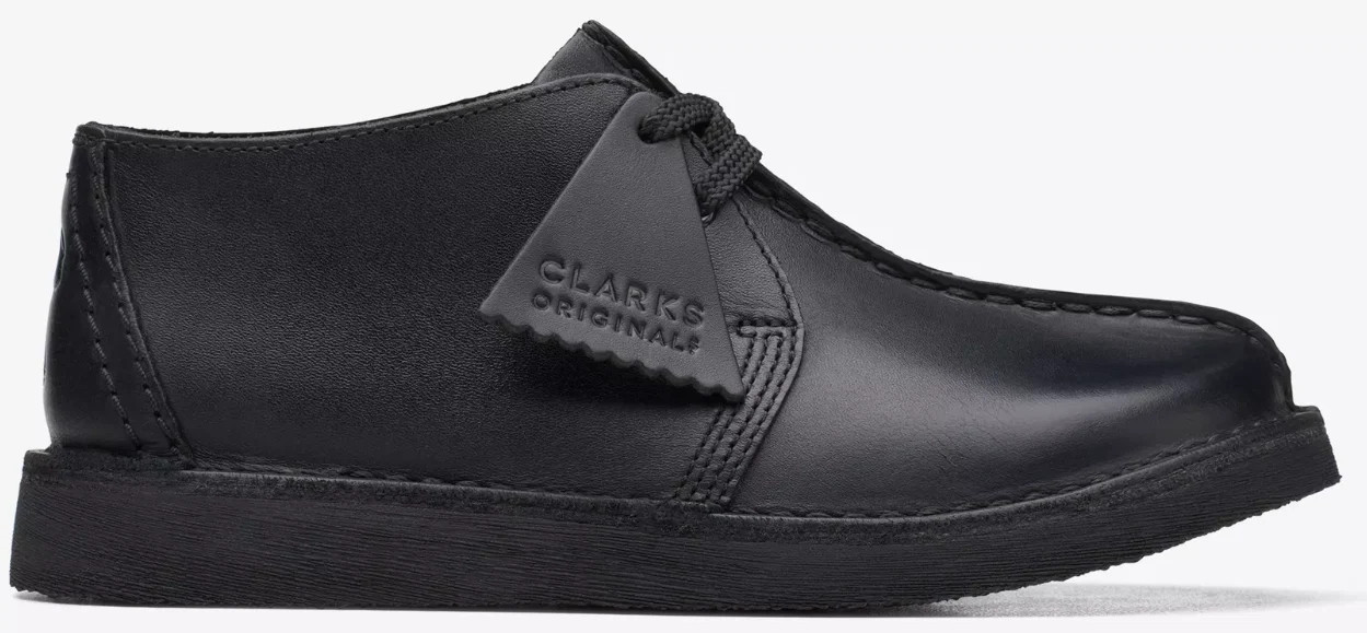 Clarks Desert Trek Black Leather - 26168132 - KIDS / JUNIORS
