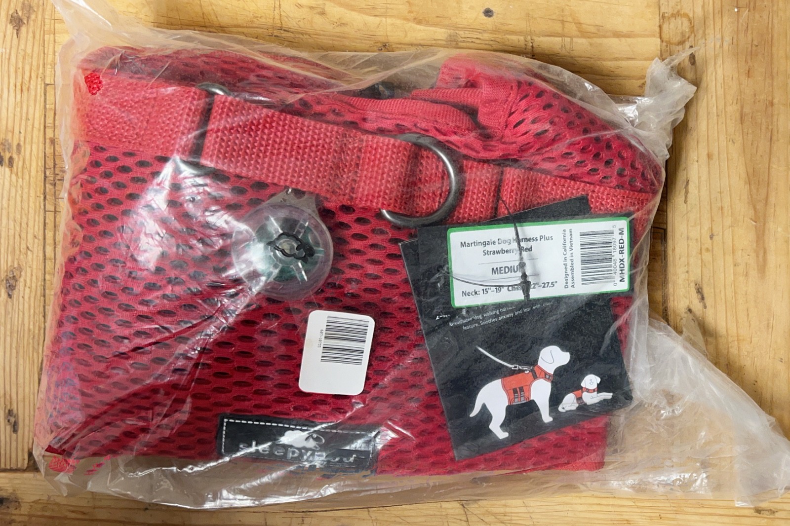 SleepyPod Martingale Dog Harness Plus Medium - NEW