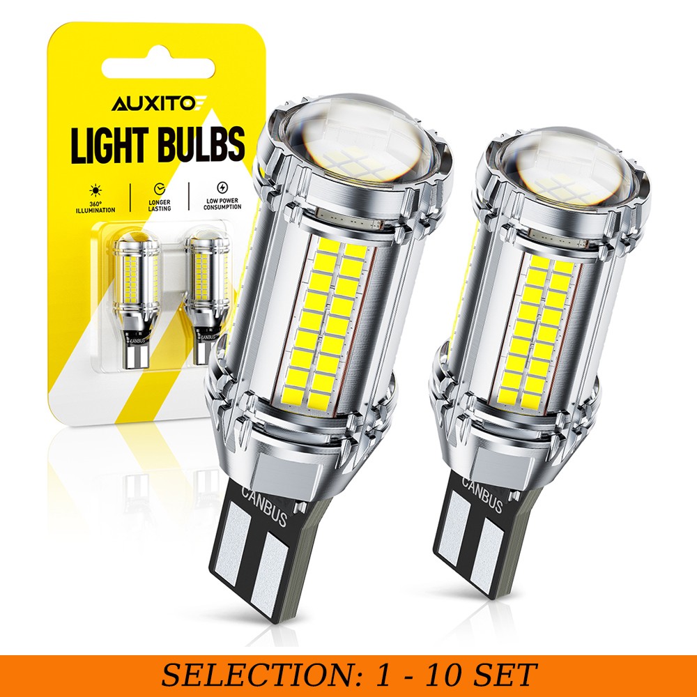 2-20 AUXITO T15 W16W 912 921 LED Reverse Light CSP Bulb Super Bright White 6500k