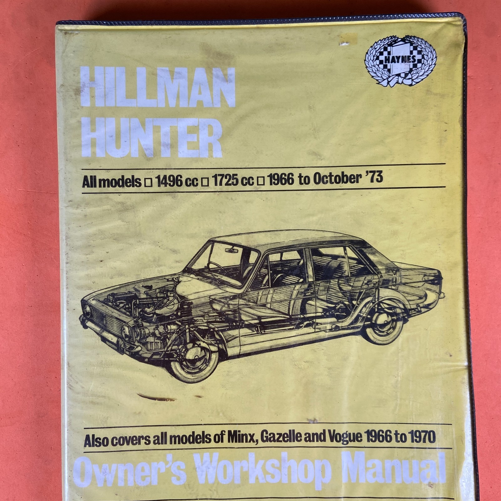 Haynes Hillman Hunter Owner\'s Workshop Manual 1966-1973 Minx Gazelle Vogue Vinta