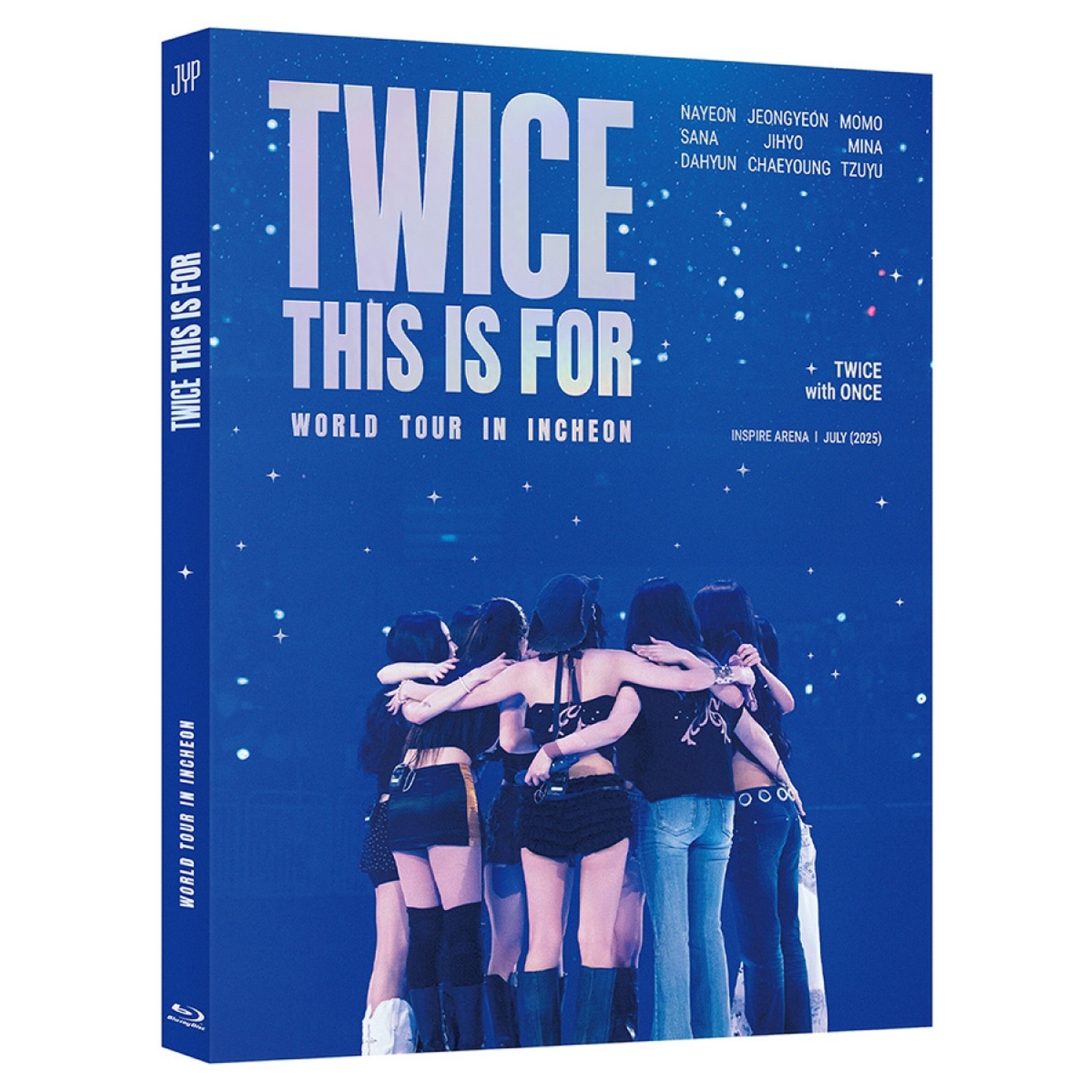 TWICE THIS IS FOR WORLD TOUR IN INCHEON BLU-RAY/2Disc+PhotoBook+10 Card+POB+GIFT