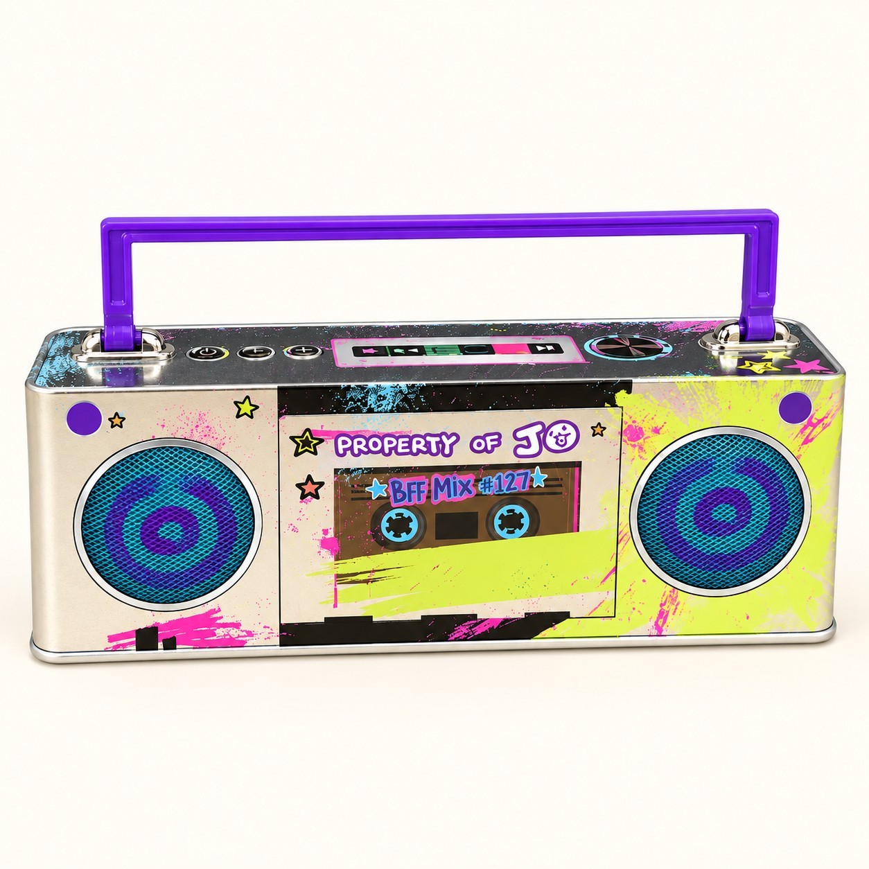Original Dreamworks New Forgotten Island Popcorn Tin Boombox - Order Now