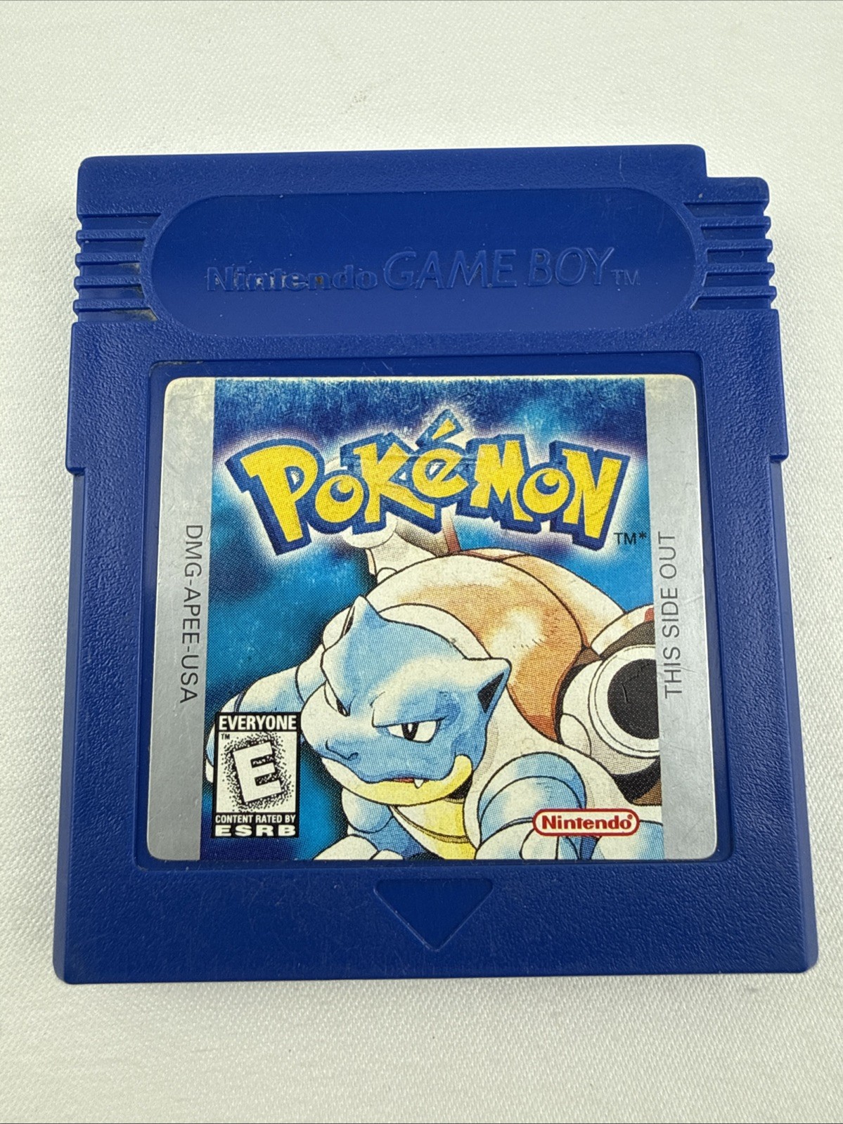 Pokemon Blue Version Nintendo Game Boy Authentic OEM Cartridge Tested Saves