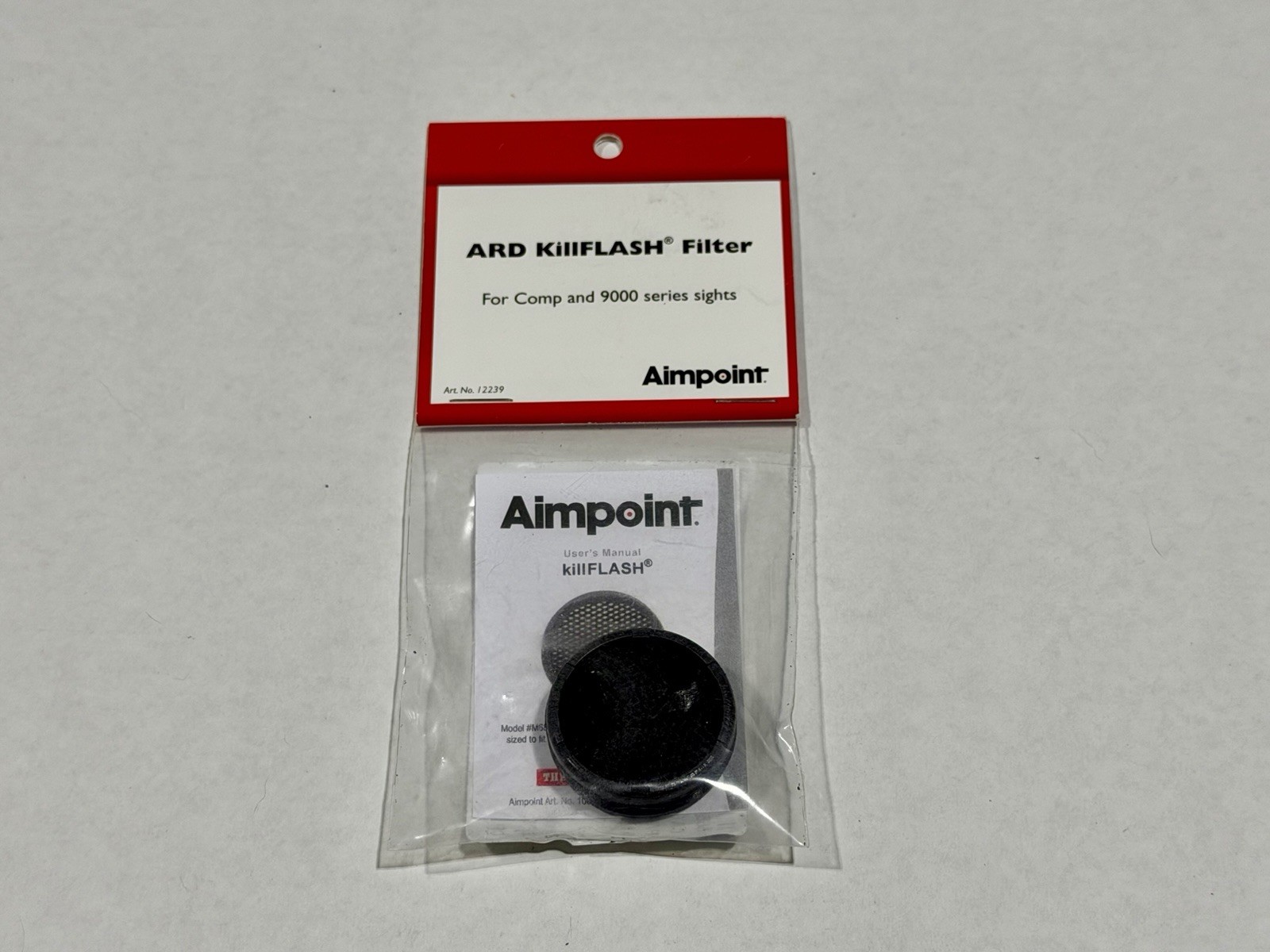 NEW Aimpoint M68-ARD KillFlash Red Dot Filter fits 30 mm NEW Aimpoint M68-ARD KillFlash Red Dot Filter fits 30 mm