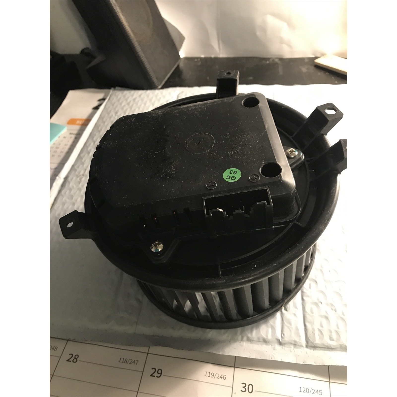 POHILA Front Side HVAC Heater Blower Motor BM00015WDX