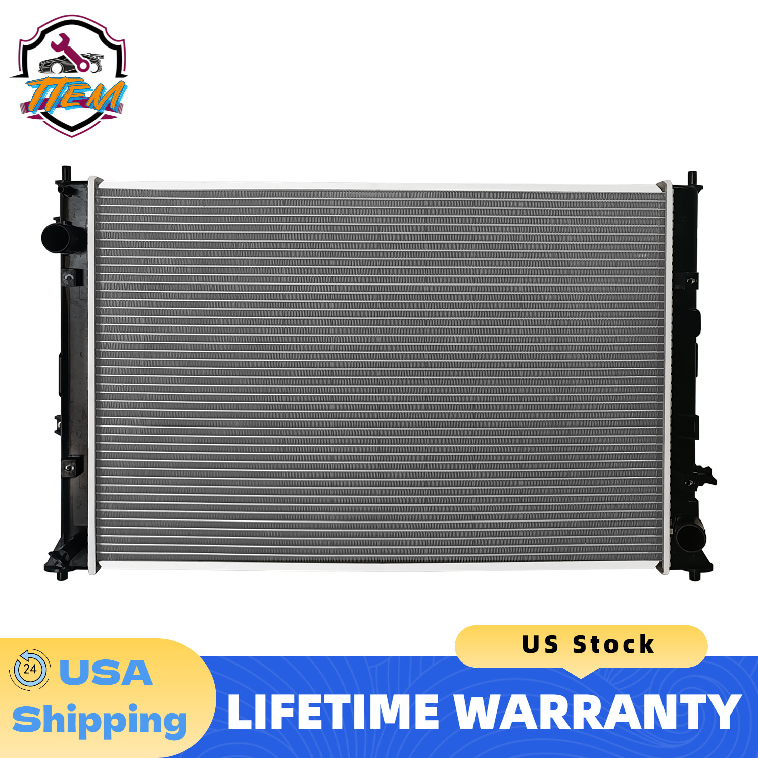 13582 Radiator Fit 2016 2017 2018 2019 2020 2021 Honda Civic 1.5L Turbocharged