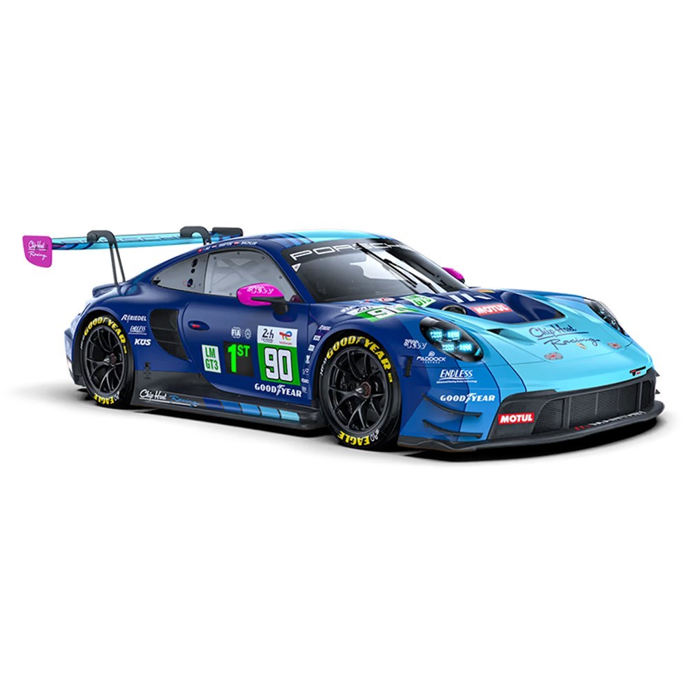 Trends Hobby 1:64 Porsche 911 GT3 R Le Man 24H 2025 #90 Chip Hart Racing