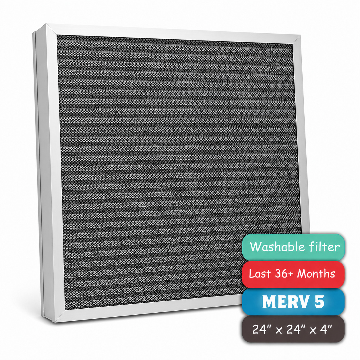 Washable Furnace Air Filter (24
