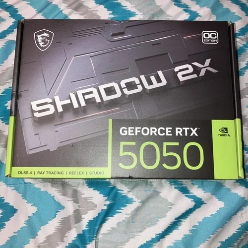MSI GeForce RTX 5050 SHADOW 2X Graphics Card Shadow 2X GeForce RTX 5050 MSI GeForce RTX 5050 SHADOW 2X Graphics Card Shadow 2X GeForce RTX 5050