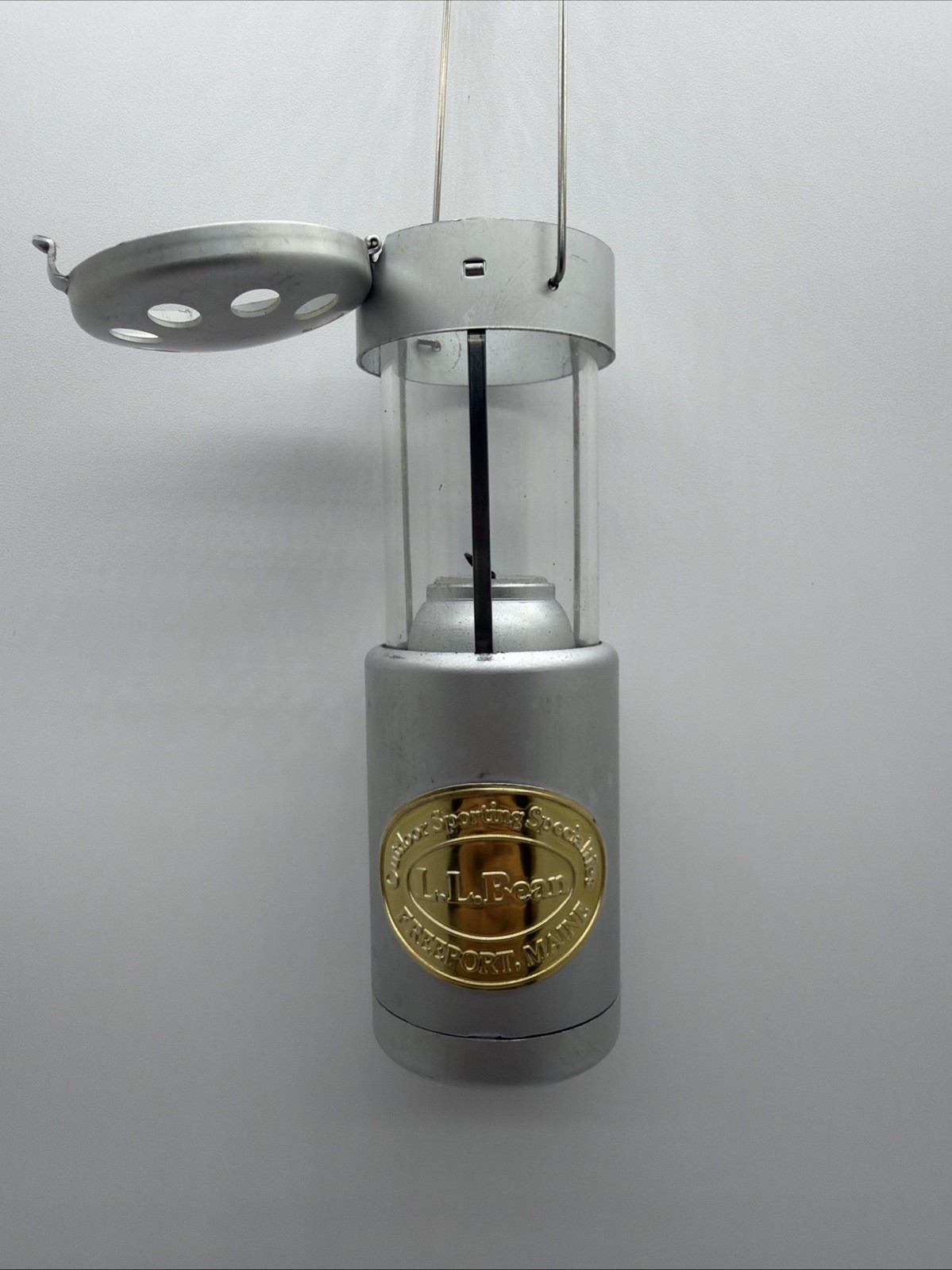 VTG LL Bean Camping & Hiking Alpine Candle Lantern  Aluminum Japan
