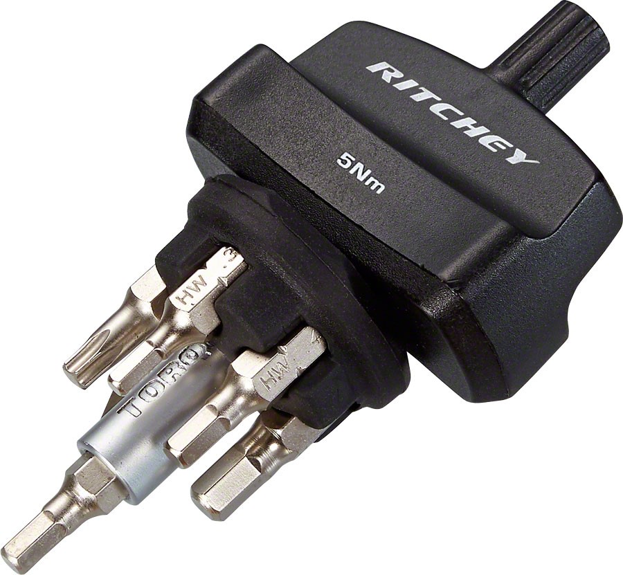 Ritchey Torque 5Nm Key 6 Pc M3 M4 M5 T20 T25 Tool Bit Avoid Overtightening