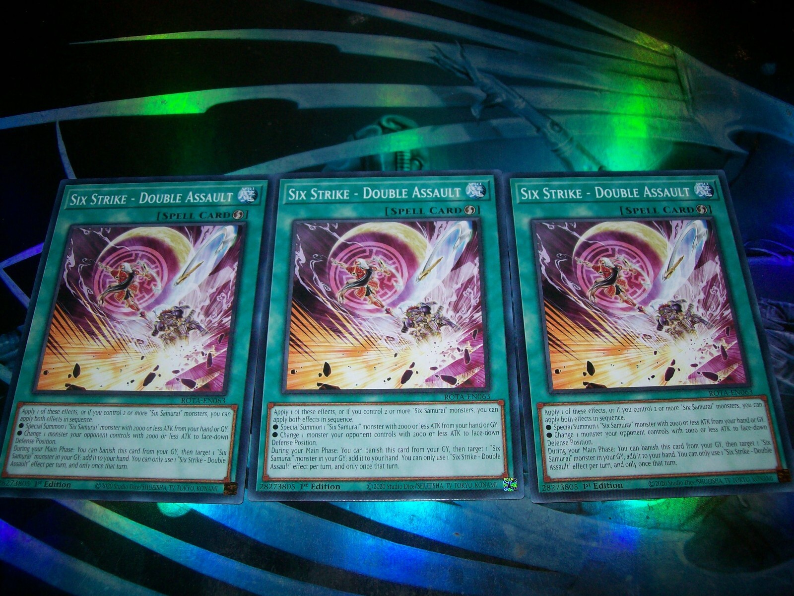 3x Six Strike - Double Assault 1st Edition Common ROTA-EN063 Yu-Gi-Oh 3x Six Strike - Double Assault 1st Edition Common ROTA-EN063 Yu-Gi-Oh