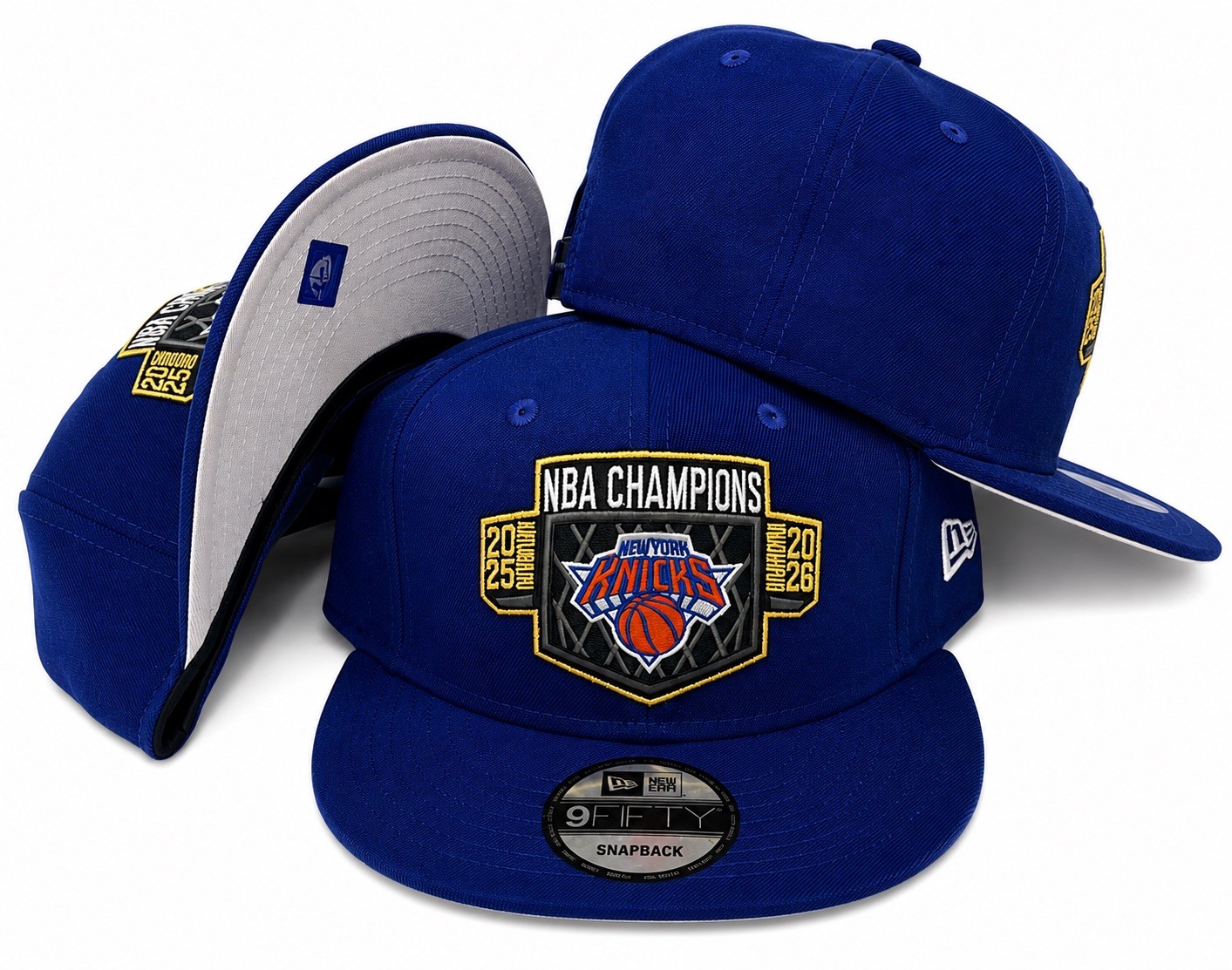 New York Knicks New Era 2026 NBA Finals Champions 9FIFTY Snapback hat BLUE 🔥 New York Knicks New Era 2026 NBA Finals Champions 9FIFTY Snapback hat BLUE 🔥