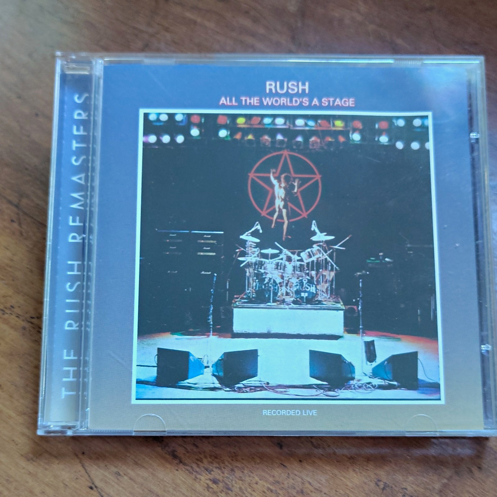 RUSH  ALL THE WORLD\'S A STAGE   CD    THE RUSH REMASTERS