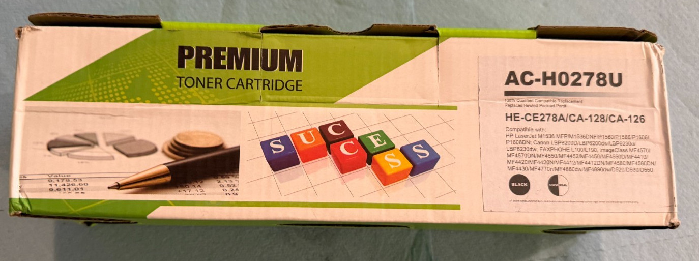 Premium Toner Cartridge AC-H0278U - New