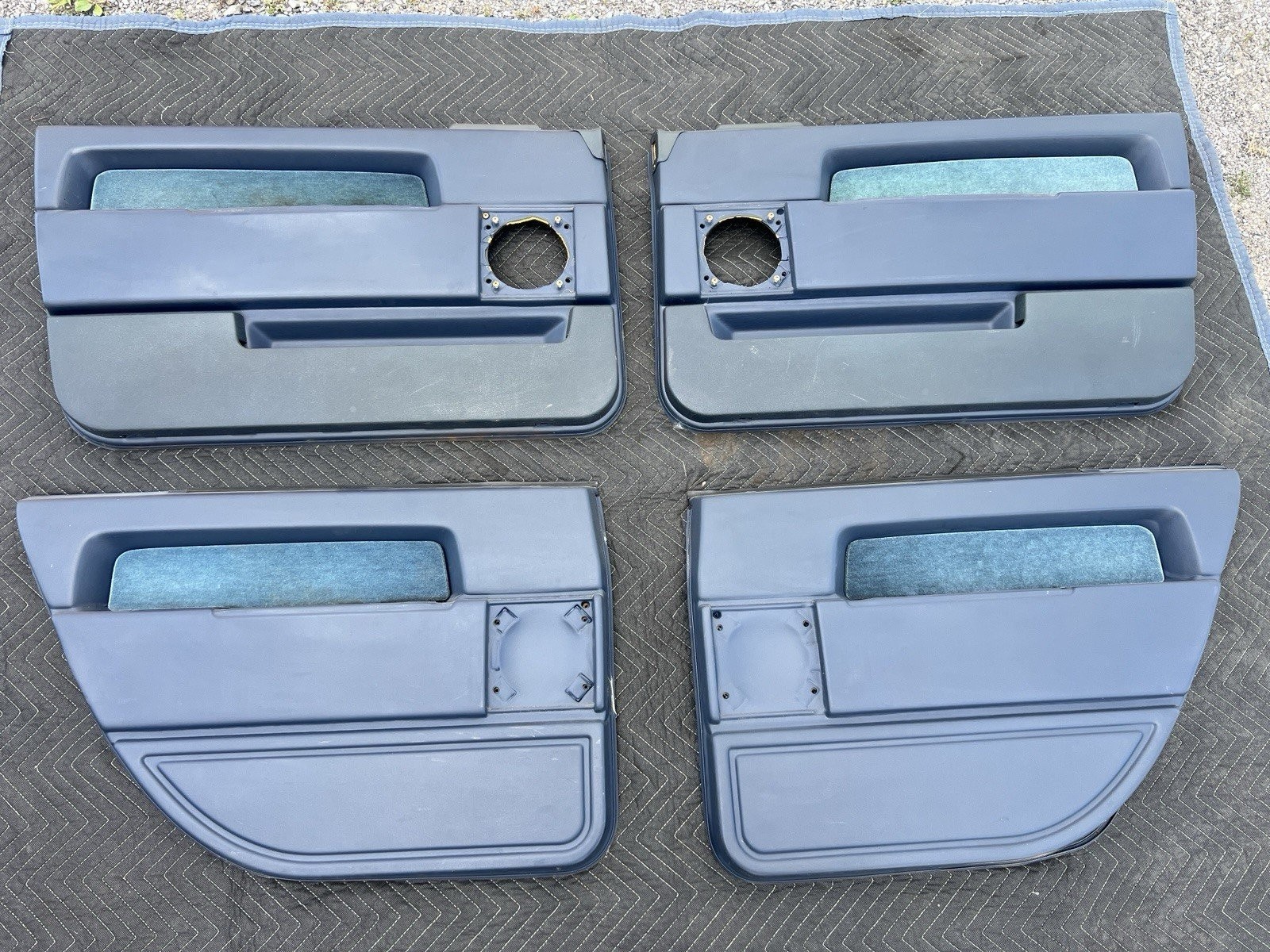 1984-1989 Volvo 740 760 Sedan Door Card Full Set RH LH Front Rear Trim OE#1546EM