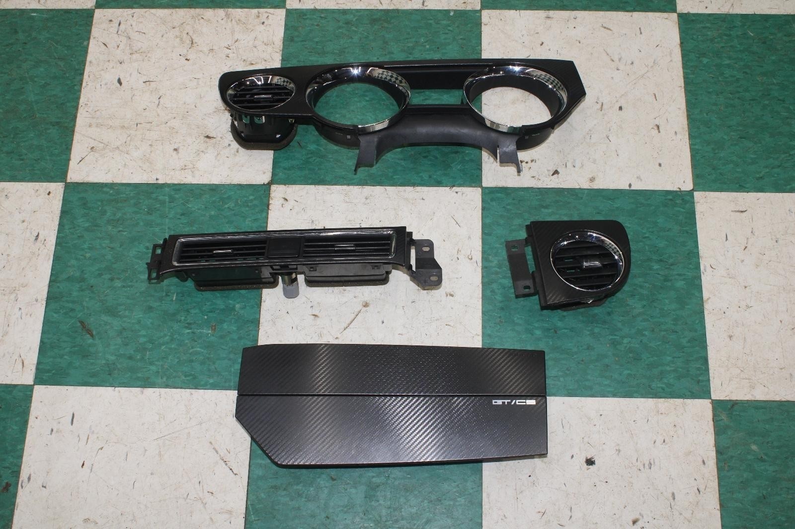 11-14 Mustang GT Cs California Special Carbon Fiber Dash Trim 4 Piece Set OEM OE