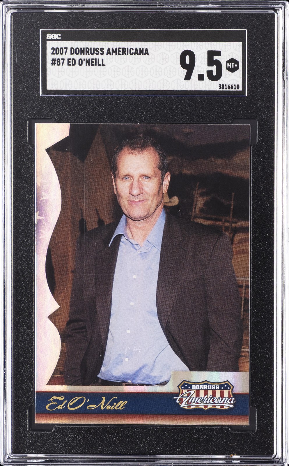 2007 DONRUSS AMERICANA #87 ED O\'NEILL SGC 9.5