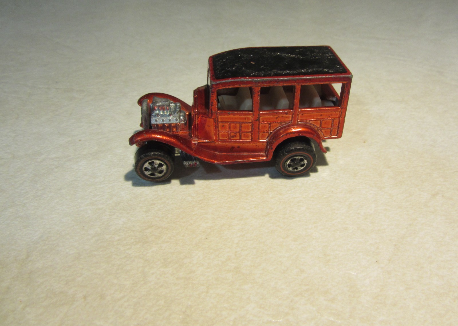 Vintage Hot Wheels Redline 1969 Red Classic '31 Ford Woody - Nice Vintage Hot Wheels Redline 1969 Red Classic '31 Ford Woody - Nice