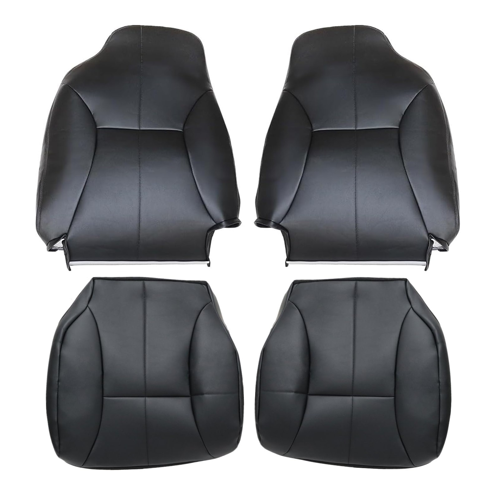 Seat Covers 4pc Black Dodge Ram 1500-3500 1998-2002