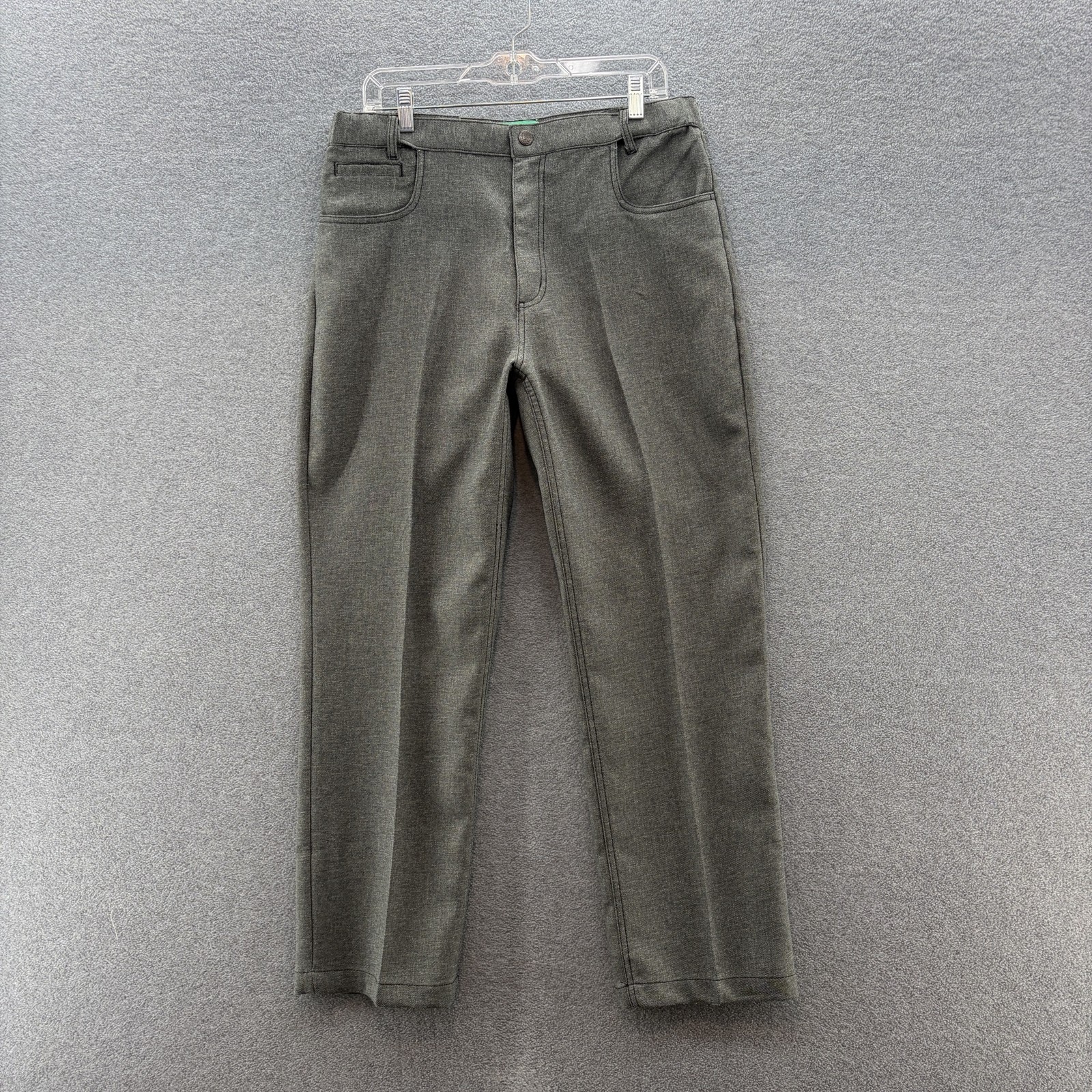 VTG 70s Haband Fit Forever Pants Mens 34x30 Green Relaxed Straight Leisure Retro