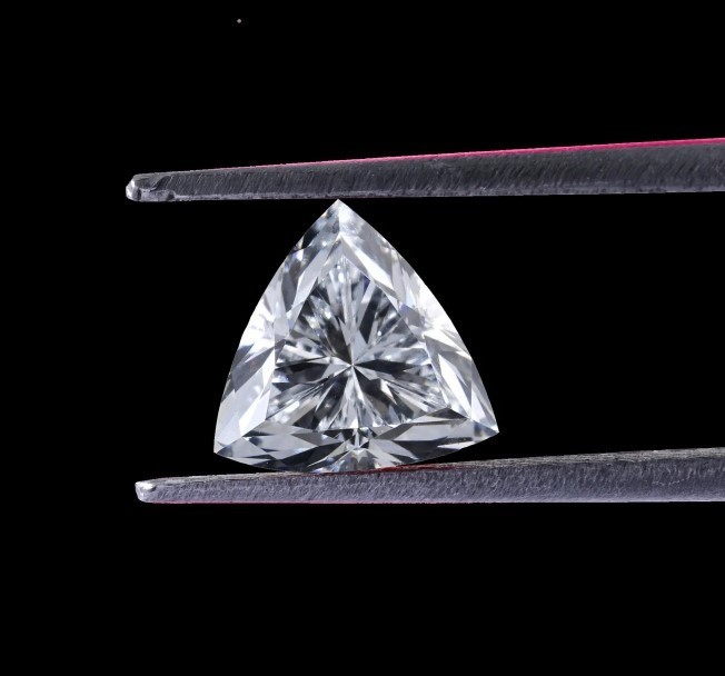 Certified 5 Ct Lab Grown Diamond Trillion Cut D Color VVS1 Clarity Loose Diamond