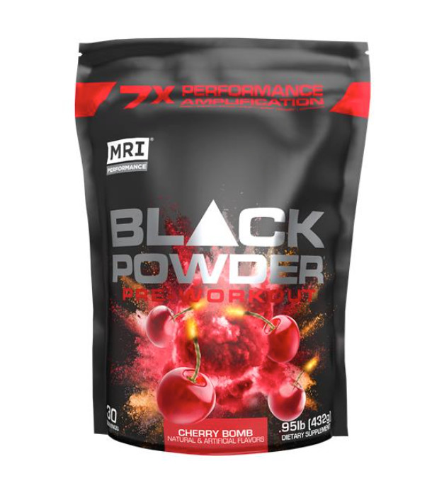 MRI Performance Black Powder Pre-Workout 30 Servings – Choose Flavor
